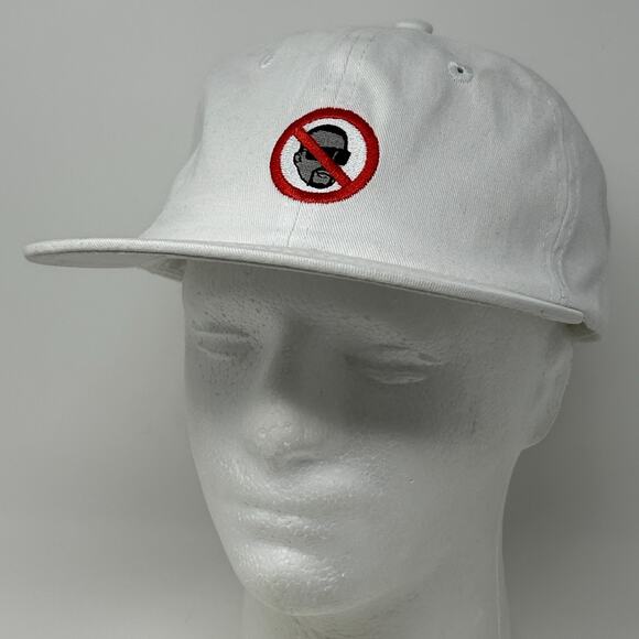 Anti-Kanye Ruin Things Hat Baseball Cap No Kanye West 6 Panel Strapback White - Picture 9 of 9